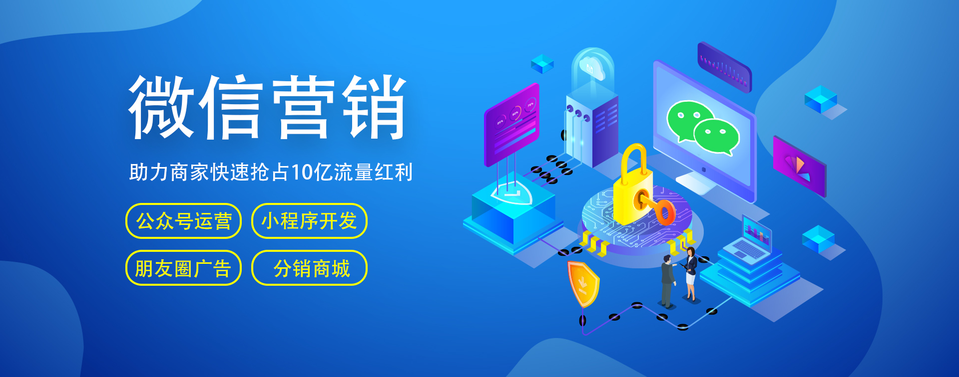 微信開發(fā)、微信營銷、小程序商城